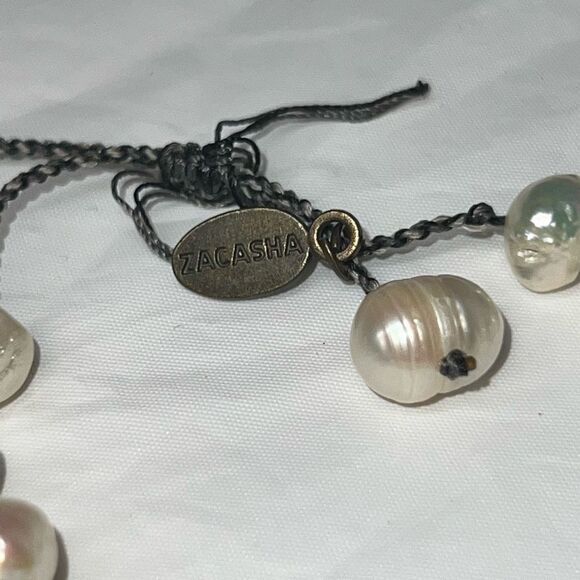 Zacasha Fresh Water Large‎ Pearl Bracelet - Picture 7 of 8